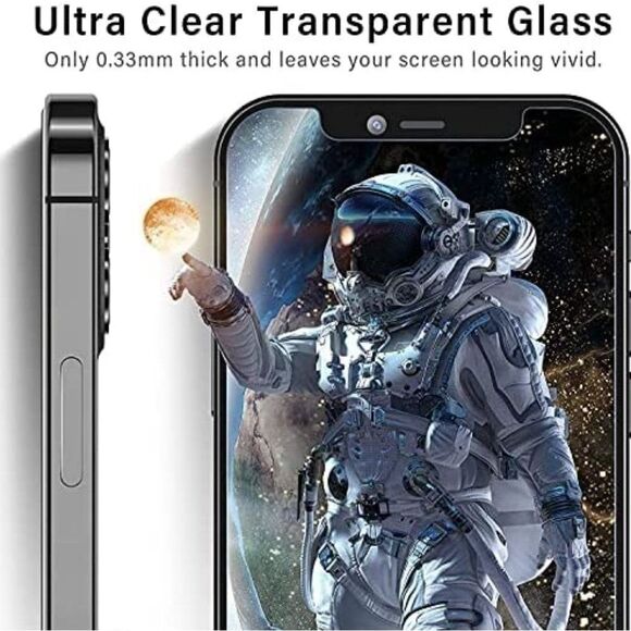 iPhone 12/12 Pro Tempered Glass Screen Protector Brand New! - Picture 4 of 6